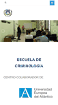 Mobile Screenshot of escuelacriminologia.com